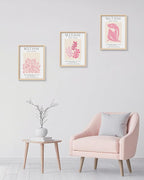 Framed Matisse Pink Canvas Wall Art, Abstract Matisse Canvas Wall Decor - Image 8