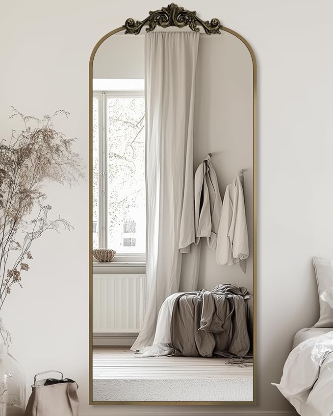 Antok Arched Full Length Mirror, Full Body Mirrors - Image 2