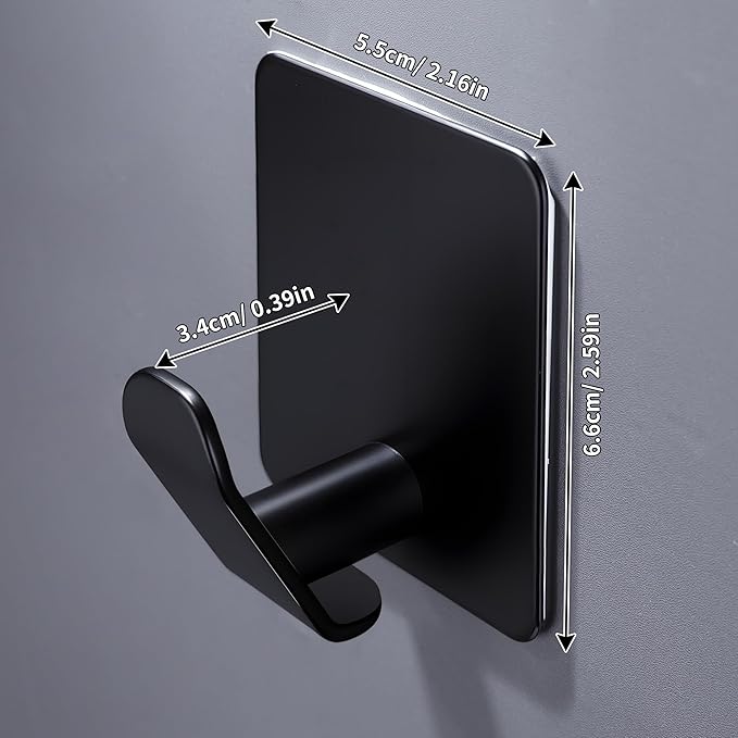 DELITON 4 Pack Adhesive Hooks - Image 5