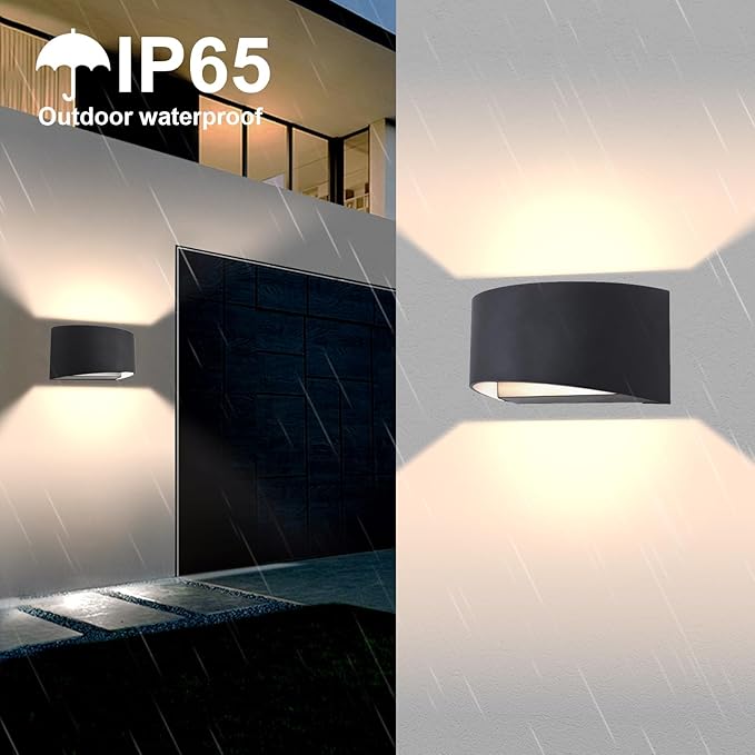 KICAAO Modern LED Wall Sconce, Warm White 3000K, Hardwired Indoor Wall Lights - Image 4