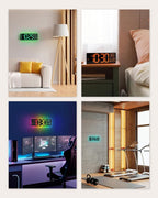EASYERA 12" Digital Wall Clock for Classroom Livingroom Game Home Decor - Image 9