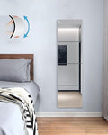 Wall Mirrors for Bedroom Door, Unbreakable Full Length Wall Mirrors Tiles by SAFEE+MRROR
