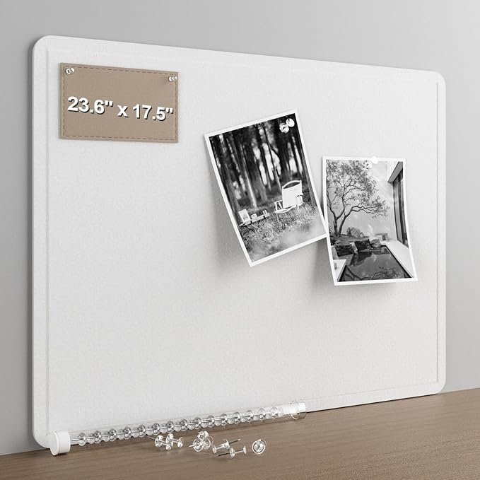 Large Felt Bulletin Board for Wall, Soft Felt Cork Board for Office, Home by CreateYourIdealSpace