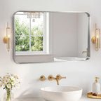 NEWBULIG 24X36 Inch Bathroom Mirror by NEWBULIG