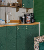Dark Green Wallpaper Embossed Floral Peel and Stick Wallpaper 393inL78.7inW - Image 5
