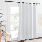 NICETOWN Room Divider Curtain 110 inches Long, Grommet Room Darkening Curtain - Image 2