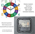 XFM Learning Clock for Kids Silent Non Ticking Battery Operated Colorful - Image 6