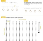 Minetom Curtain Lights, 300 LED Dimmable Fairy Lights - Image 5