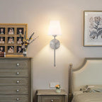 Peel and Stick Wall Sconces, Stick On Wall Sconce Set of 2, Battery Operated - Image 9