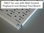 Wall Control 4 ft. Metal Pegboard Organizer - Image 6