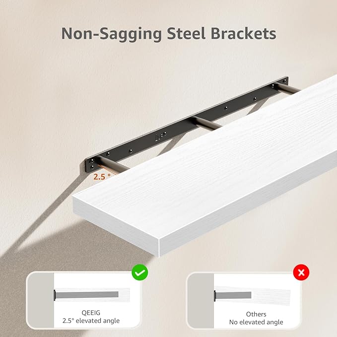 QEEIG Floating Shelves for Wall 35.4" Long - Image 4