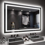 LOAAO 60X40 LED Bathroom Mirror by LOAAO