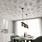 Art3d Drop Ceiling Tiles 24x24 in White, 3D Wainscoting Panels Glue Up 2x2 - Image 3