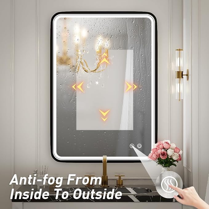 20x28 Inch LED Bathroom Mirror - Image 5