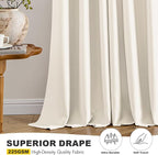 MIULEE Blackout Curtains for Bedroom Living Room 2 Panels, Thermal Insulated - Image 5