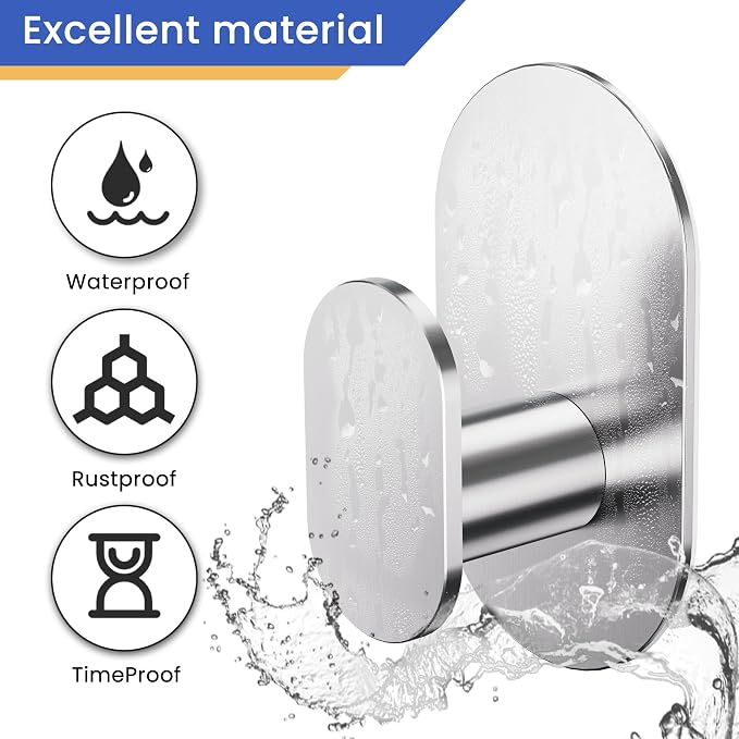 Aikzik Adhesive Towel Hooks - Image 4