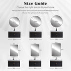 CULER Round White Bathroom 30 Inch Mirror, Circle Wall Modern Mirror - Image 6