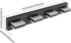 SOLFART Black Bathroom Light Fixtures 4 Lights Bathroom Vanity Light LED Vanity - Image 5
