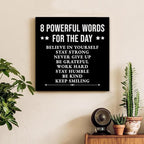 Inspirational Wall Decor, Motivational Canvas Painting Wall Art - Image 3