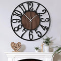 Large Wall Clock for Living Room Decor, 16 Inch Non Ticking Silent, Battery by ArtfulClocksBeautifulMoments