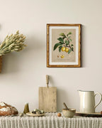 InSimSea Gold Bamboo Framed Canvas Wall Art, Retro Nature Plum Botanical - Image 5