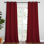NICETOWN Burgundy Red Blackout Drapes by NICETOWN