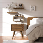 RICHER HOUSE Floating Shelves Set of 3, Modern Bathroom Shelves Wall Mounted - Image 4