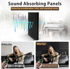 36 Pack Self-Adhesive Acoustic Foam Panels, Fire Resistant Soundproof Wall - Image 4