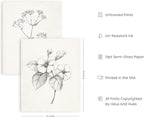 HAUS AND HUES Grey Floral Wall Art - Image 2