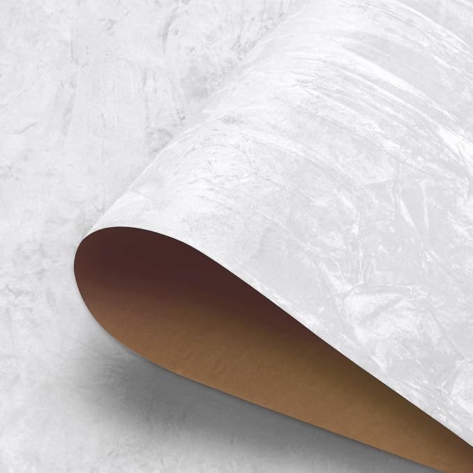 White Velvet Wallpaper Self Adhesive Felt Drawer Liner Crushed Luxury Velvet by HelloWall