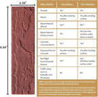 2 Vintage Red Faux Brick Wall Tiles, 3D Thin Brick Veneers - Image 5