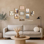 Western Desert Cowboy Posters Wall Art Set of 9, Boho Western Ranch Canvas Wall - Image 2