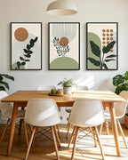PHOPAGO Boho Plant Wall Art Green Botanical Bohemain Framed Wall Printing - Image 9