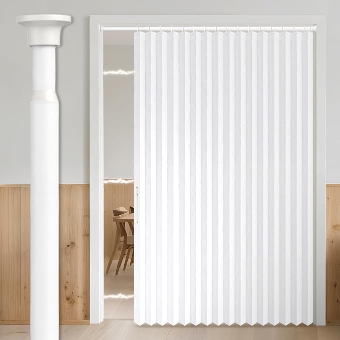AJAZZ Blackout Accordion Doorway Curtain Set - Image 6