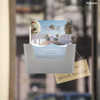 YOHOM Adhesive File Holder Plastic Document Folder Door No Drilling Mount Mail - Image 6
