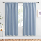 NICETOWN Blackout Curtains for Living Curtains, Vintage Blue, 2 Panels by NICETOWN