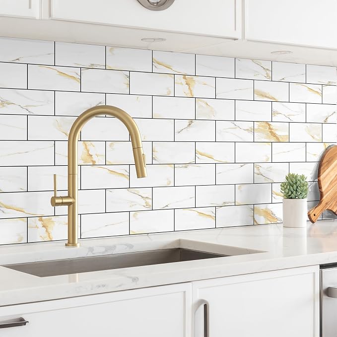StyloVue 4 Pieces Peel and Stick Backsplash - Image 3