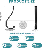 BREYDROK 6-Pack Heavy Duty Coat Hooks - Image 5