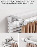 Over-Blinds Curtain Rod Brackets - Image 2