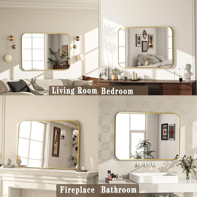 26×38 Inch Bathroom Mirror - Image 5