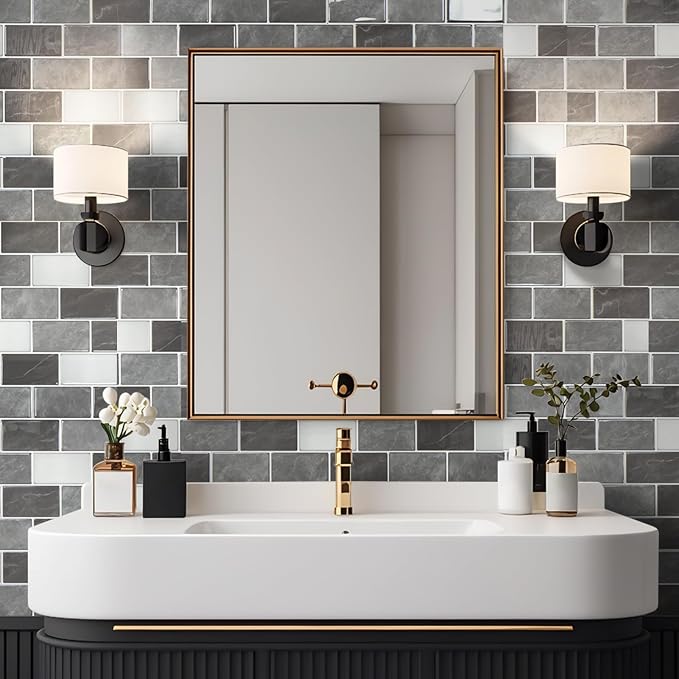 Art3d Peel and Stick Granite Wall Tiles – 12"x12" Thicker Design Backsplash - Image 3