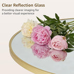 DUMOS 20 Inch Round Wall Mirror, Bathroom Mirror - Image 3
