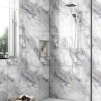 Chejiaye 22pcs Marble Peel and Stick Backsplash Surface Waterproof Wall Panels - Image 2