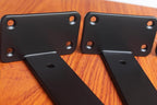 12 Pack - 11 inch Black Hidden L Shelf Bracket Iron Floating Shelf Brackets - Image 8