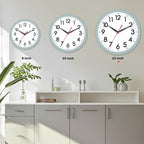 AKCISOT Wall Clock, Modern Small Wall Clocks Battery Operated 12 Inch, Silent - Image 4
