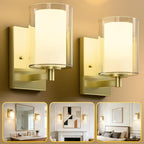 Kalium Wall Sconces Set of Two for Bathroom Bedroom Living Room Hallway Indoor by Kalium