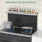 LUCYCAZ 2 Pack Wall Mounted Spice Rack - Image 9