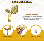 Decorative Wall Hooks 4 Pack, Metal Curtain Holdbacks - Image 8