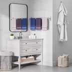 Powools Brushed Nickel Towel Rack - Image 5