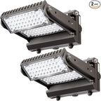Dusk to Dawn 120W Rotatable LED Wall Pack Light, 5000K 16800LM 600-800W HPS/HID by LEDLightingManufacturer